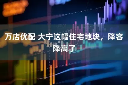 万店优配 大宁这幅住宅地块，降容降高了